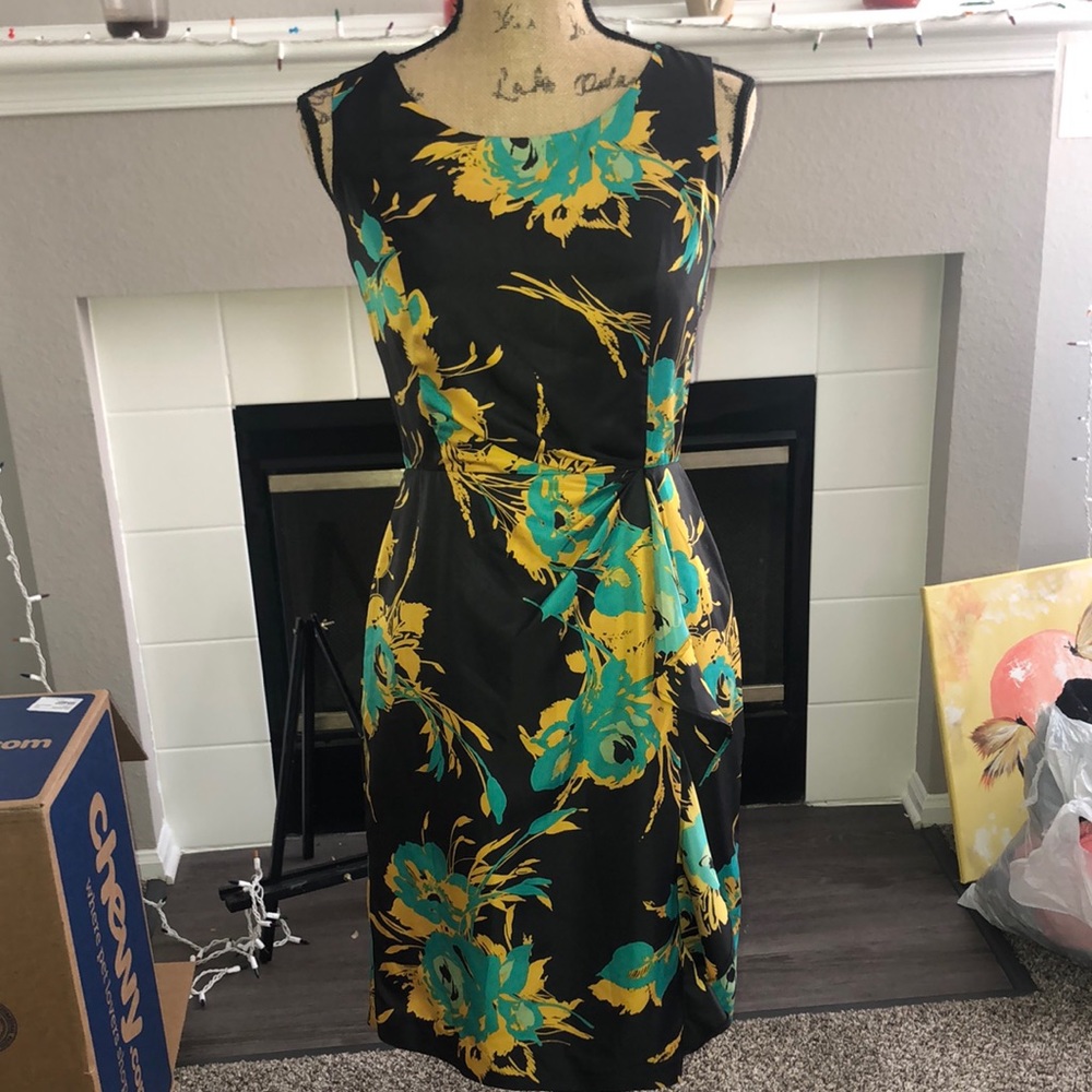 Fitted midi dress